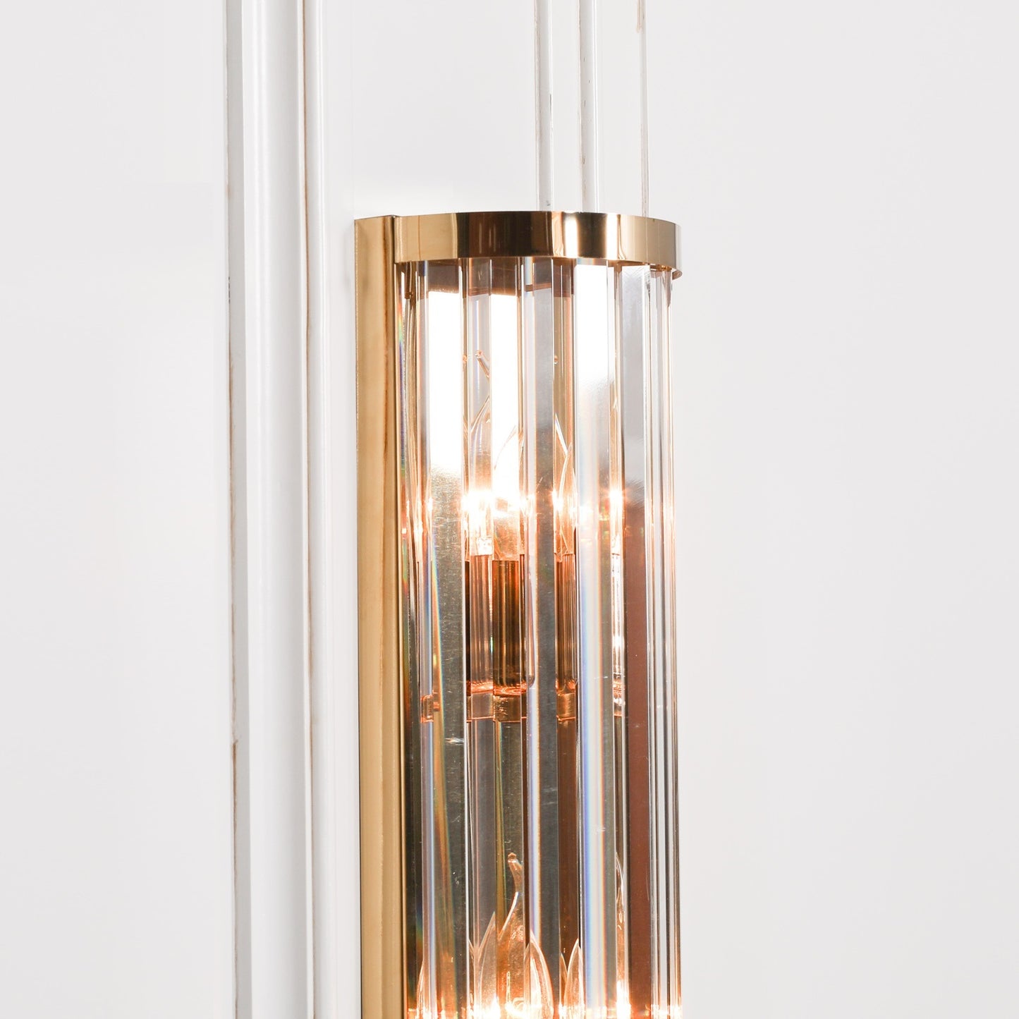 Gold Deco Wall Light - 71cm