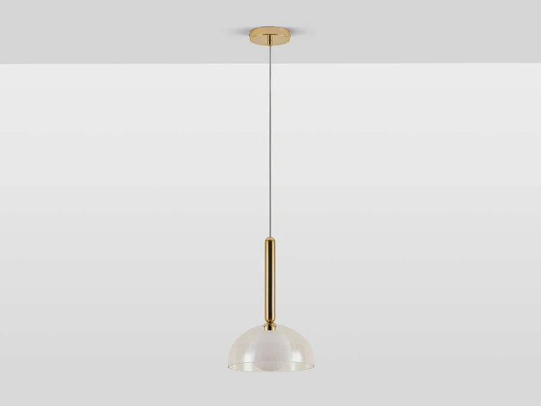 Clear Glass Dome Ceiling Light