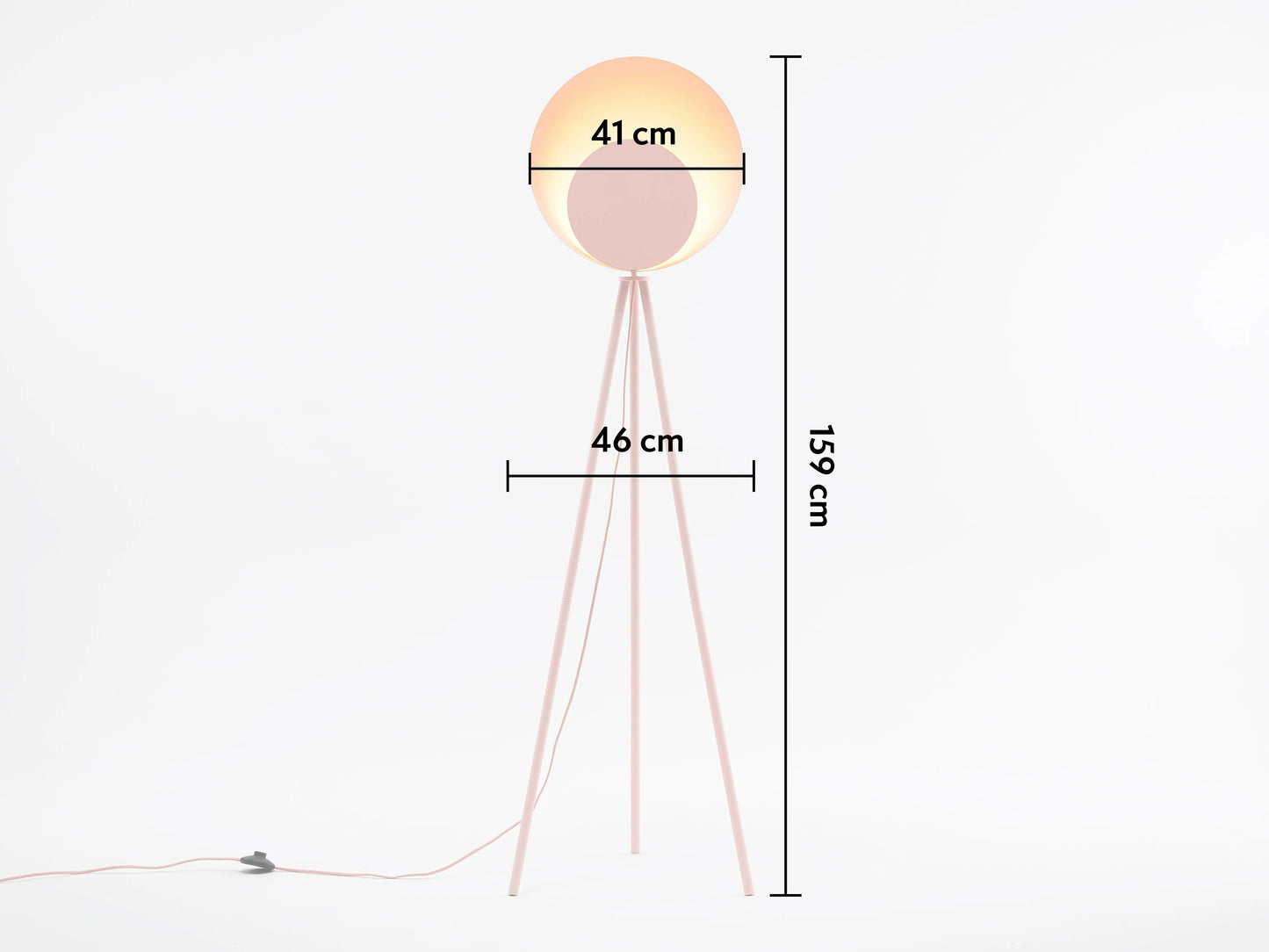 Pink Diffuser Floor Lamp