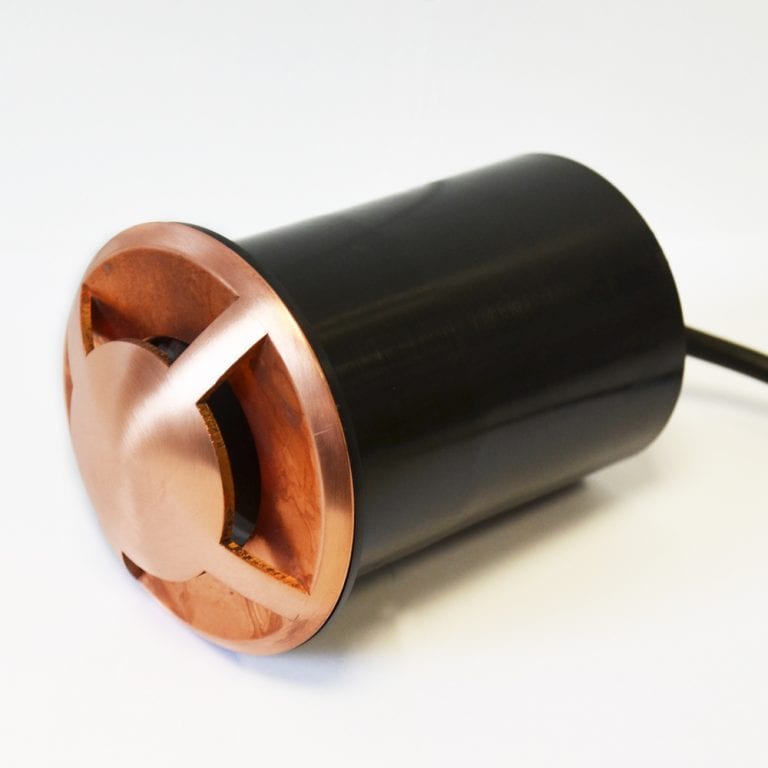 QuadMarka - 12v 4 Way Natural Copper Recessed Light