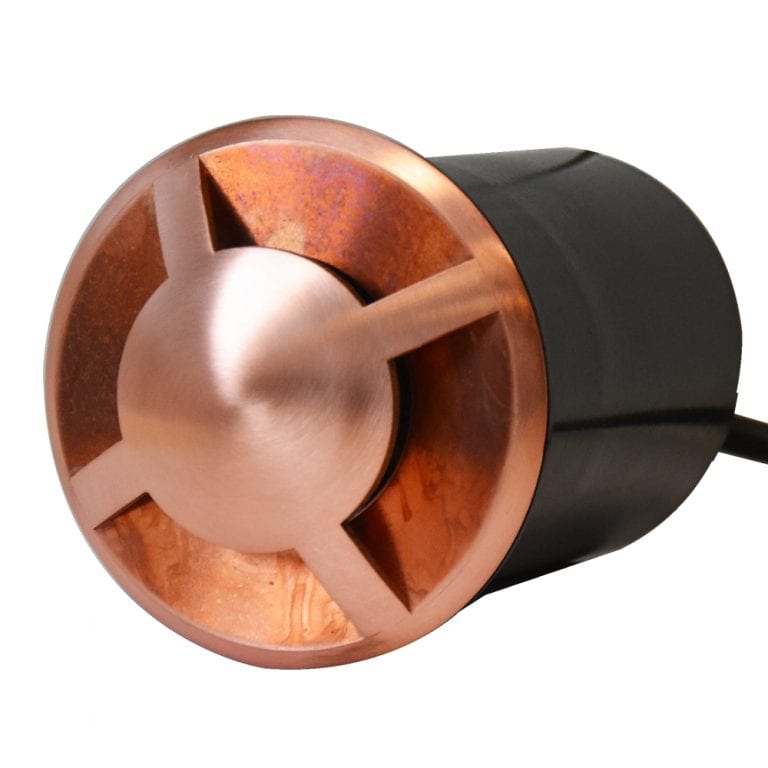 QuadMarka - 12v 4 Way Natural Copper Recessed Light