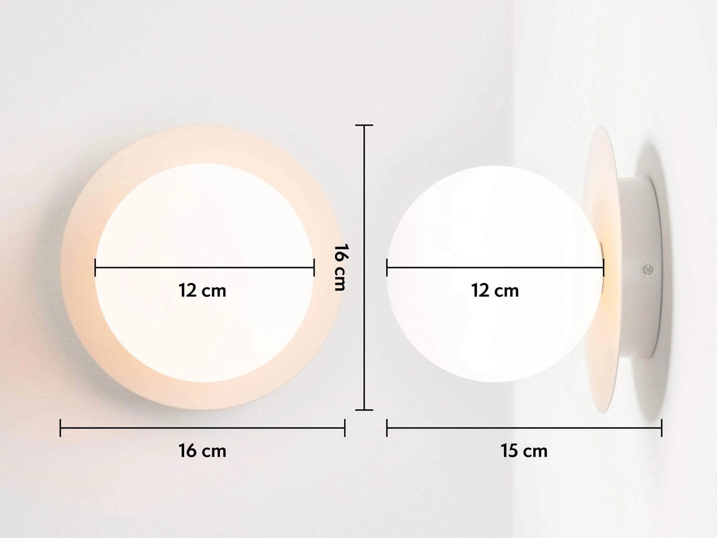 Sand Opal Disk Wall Light