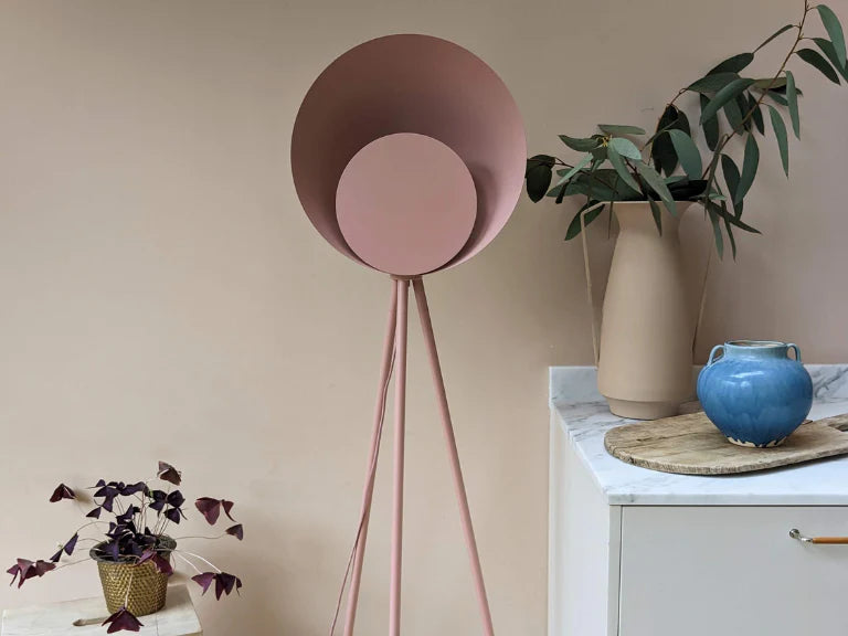Pink Diffuser Floor Lamp