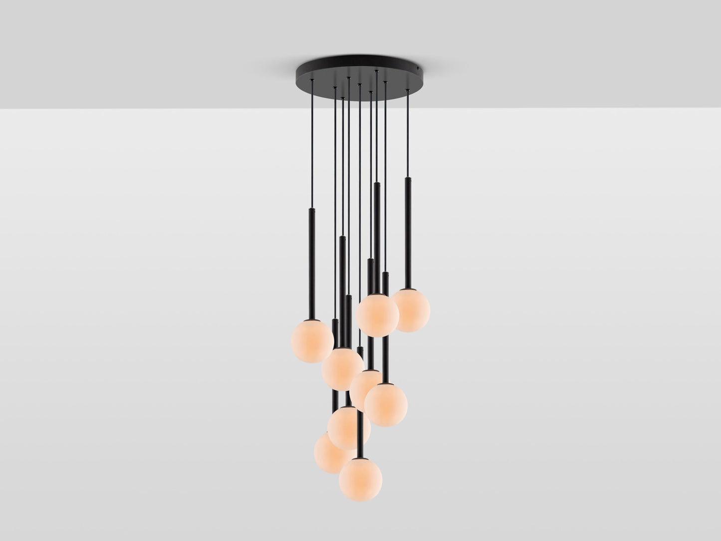 Charcoal Grey Cluster Ceiling Light