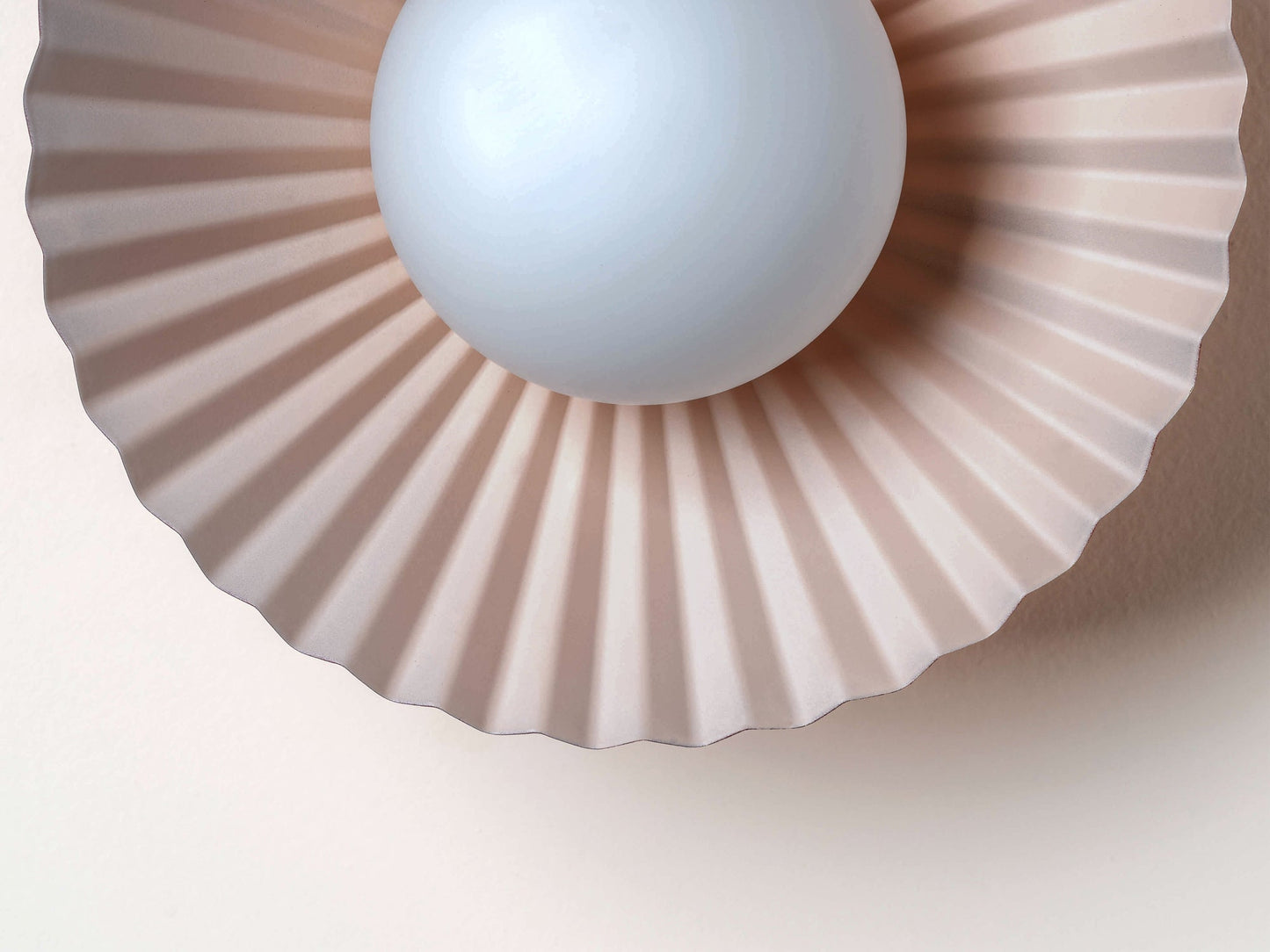 Burgundy Flush Pleat Wall And Ceiling Light