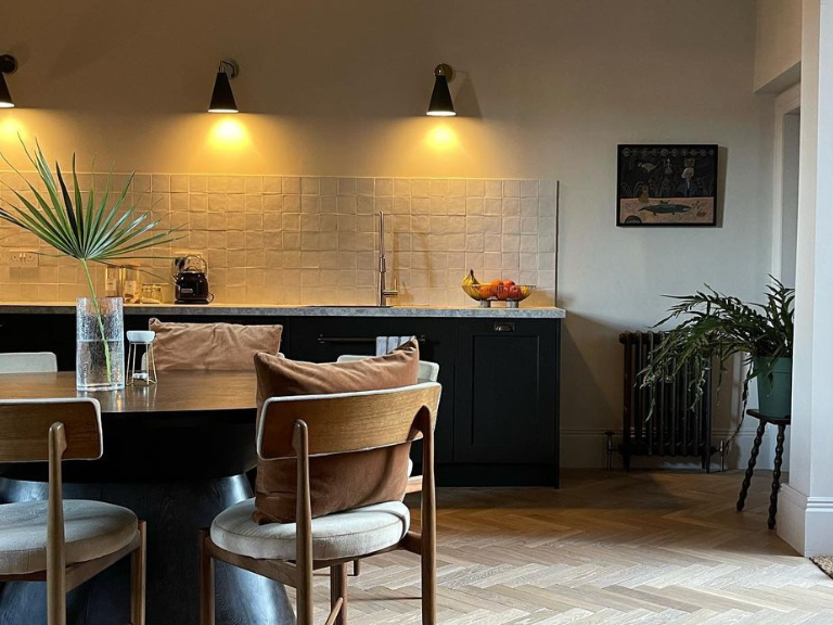 Charcoal Grey Cone Shade Wall Light