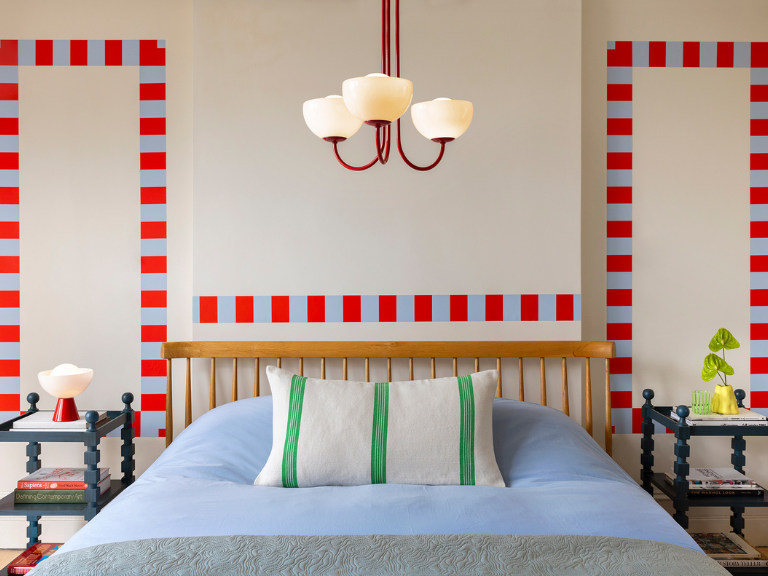 Jam Red 3 Light Dome Ceiling Light