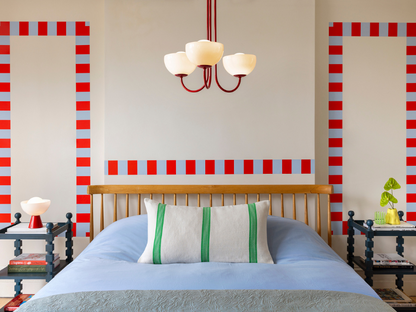 Jam Red 3 Light Dome Ceiling Light
