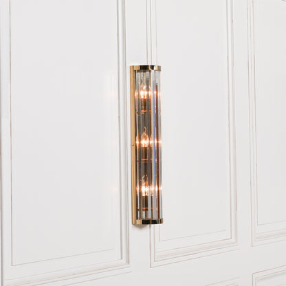 Gold Deco Wall Light - 71cm