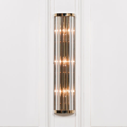 Gold Deco Wall Light - 71cm