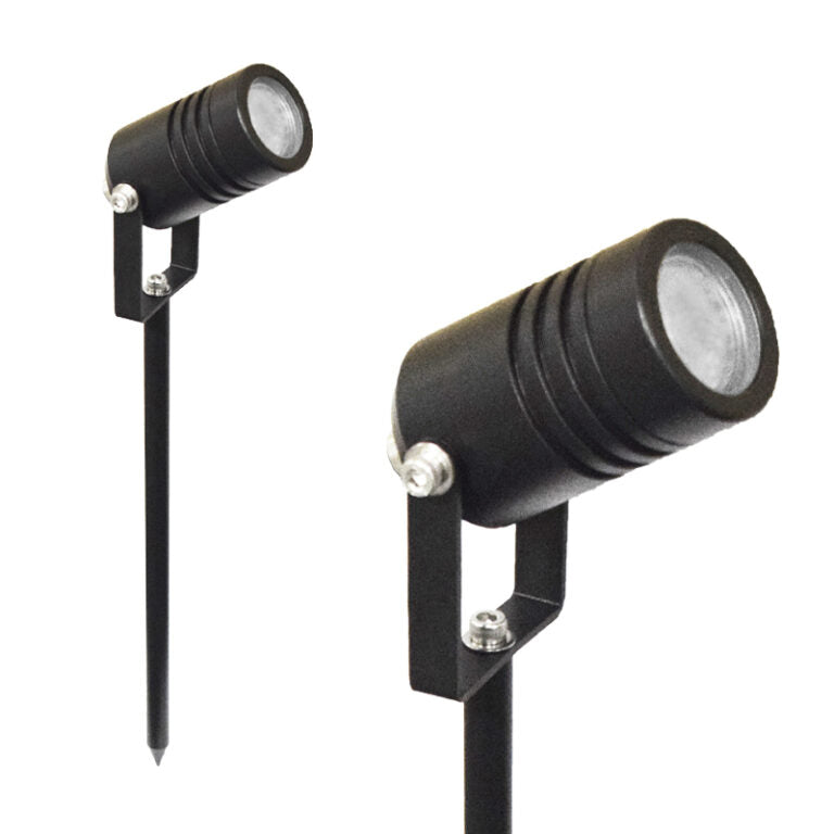 AlvaLED Mini - Adjustable 12V Mini Spike Light MR11 - Black
