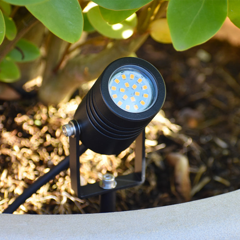 AlvaLED Mini - Adjustable 12V Mini Spike Light MR11 - Black