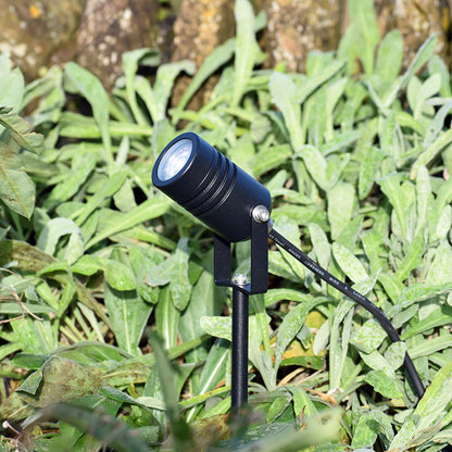 AlvaLED Mini - Adjustable 12V Mini Spike Light MR11 - Black