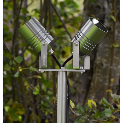 AlvaLED - Adjustable 12v Twin Spike Light (MR16 / 12V) - Black / Green / Titanium Silver / Cocoa Copper