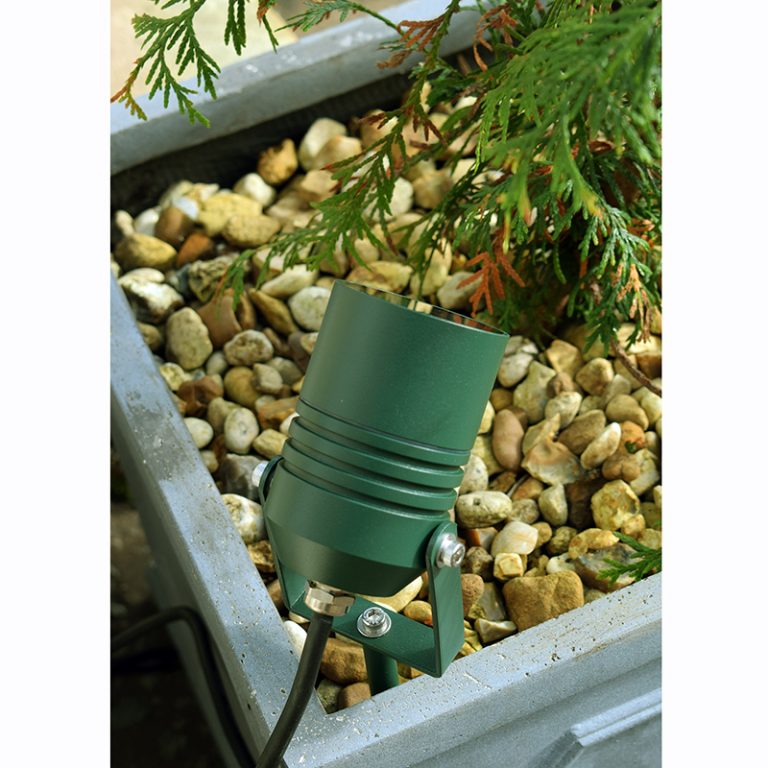 AlvaLED - Adjustable MR16 12V Spike Light - Black / Green / Titanium Silver / Cocoa Copper