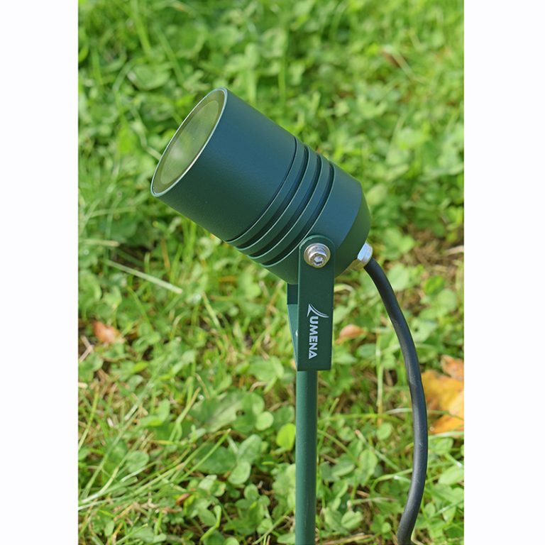 AlvaLED - Adjustable MR16 12V Spike Light - Black / Green / Titanium Silver / Cocoa Copper
