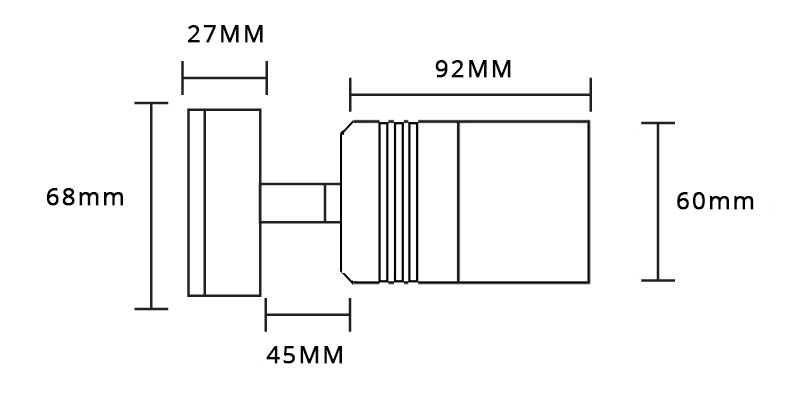 Alvaspot - Single Titanium Outdoor Spotlight 12v - MR16
