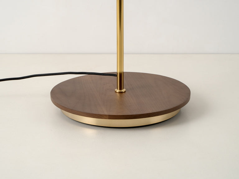 Brass Cone Floor Lamp
