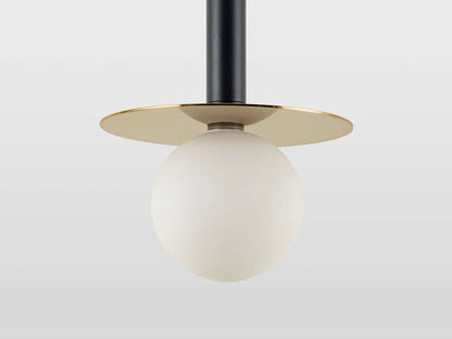 Charcoal Grey Plate Pendant Light