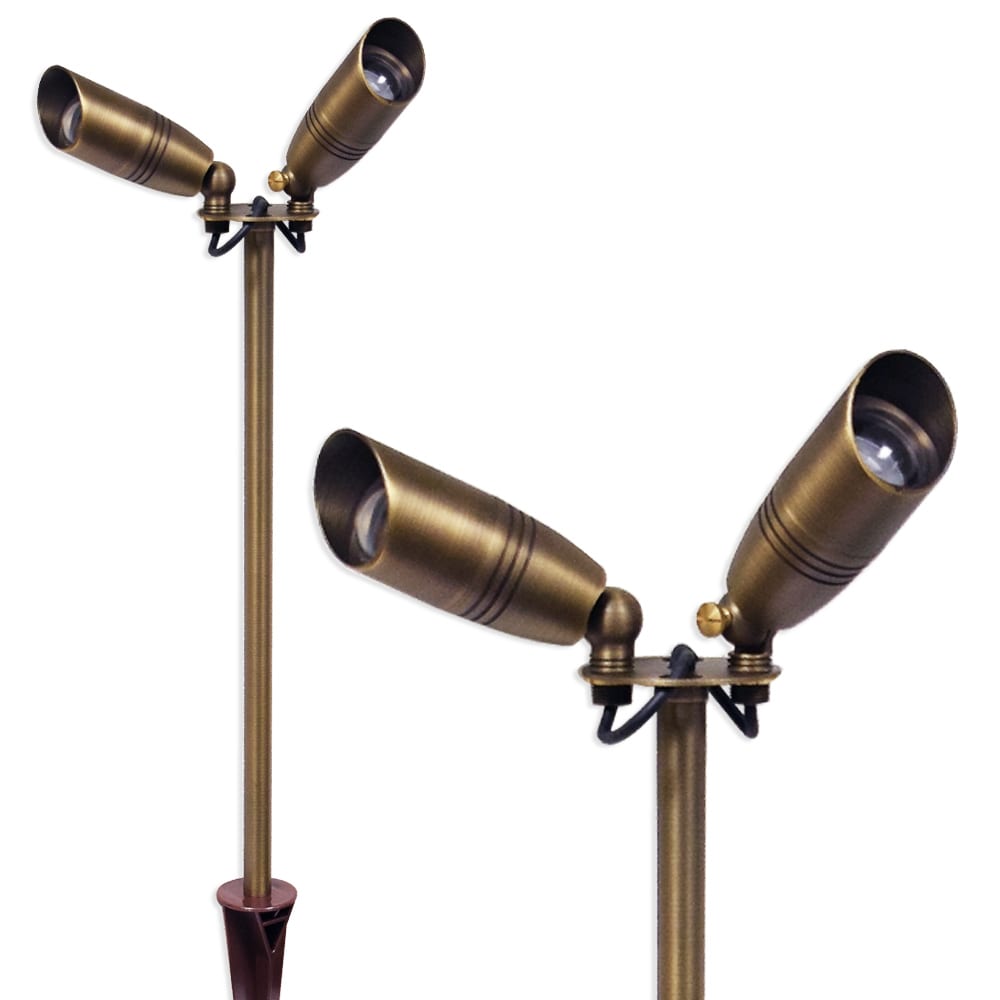 Charleston Carousel - Solid Brass Adjustable Spotlight Kit (12v)