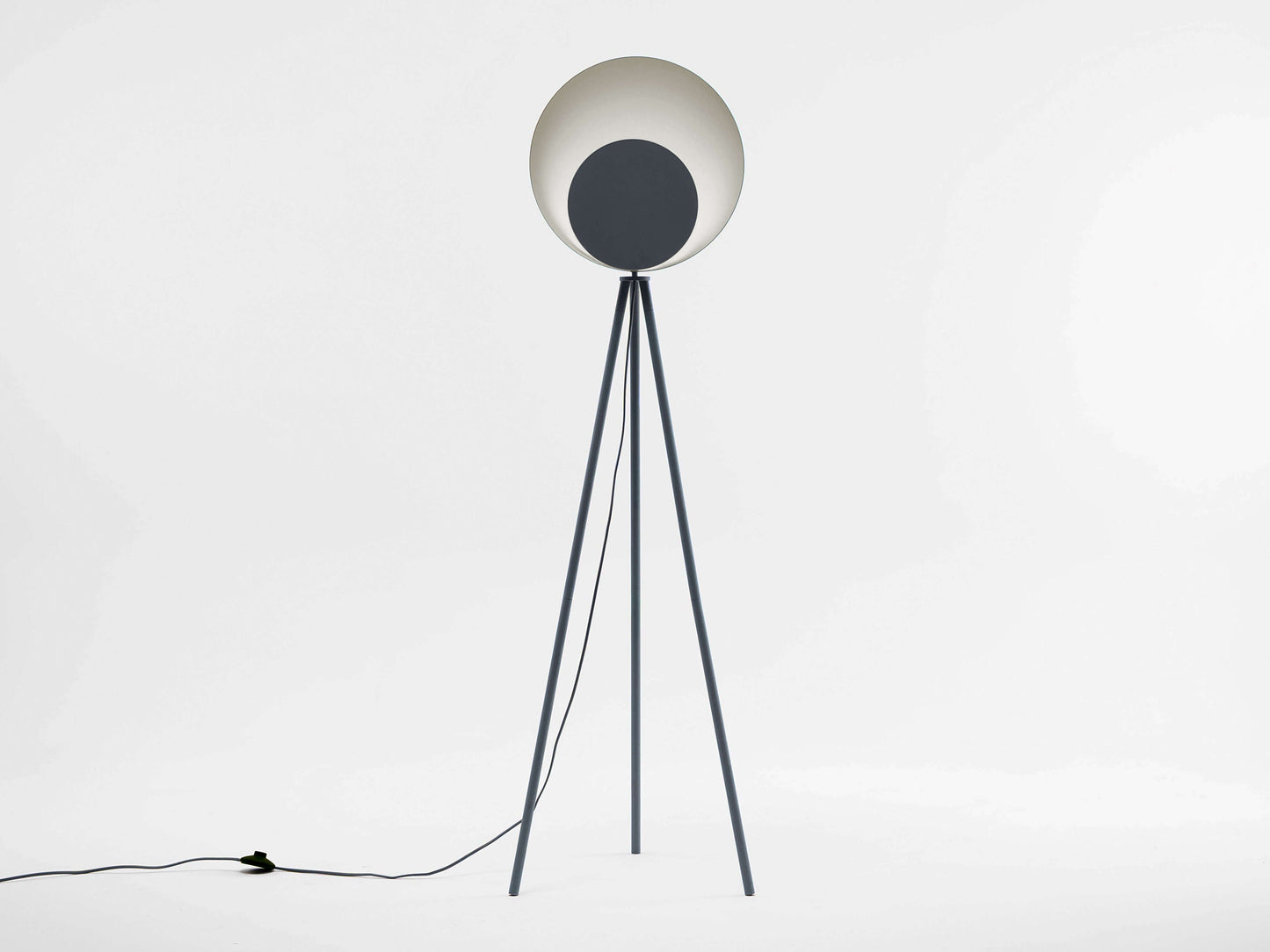 Charcoal Grey Diffuser Floor Lamp