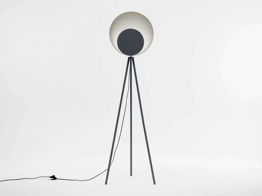 Charcoal Grey Diffuser Floor Lamp