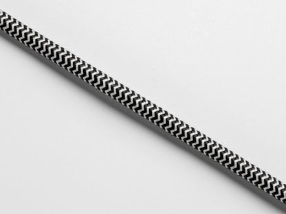 Black Fabric Extension Lead