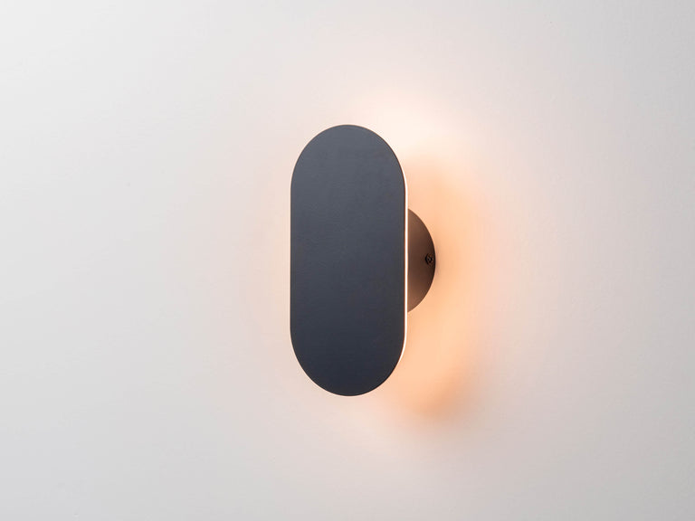 Charcoal Grey Mini Diffuser Wall Light