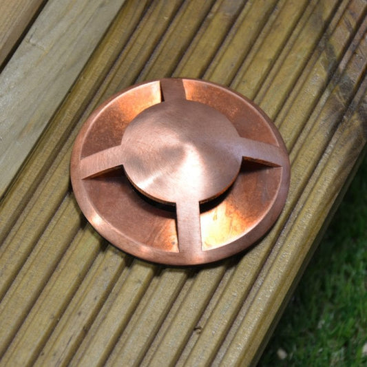 QuadMarka - 12v 4 Way Natural Copper Recessed Light