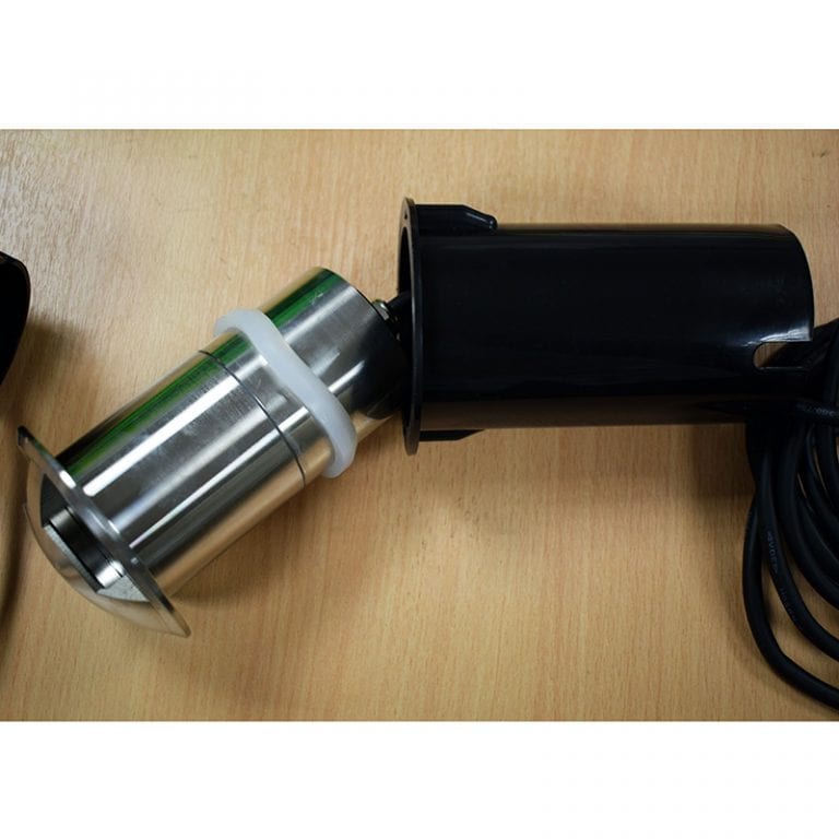 QuadMarka - 12v 4 Way In Ground / Step Light - 316 Stainless Steel