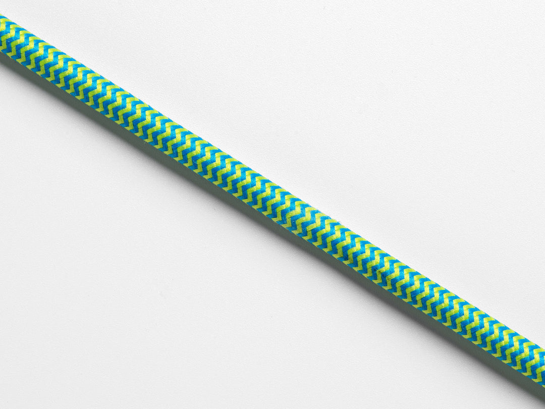 Green Fabric Extension Lead