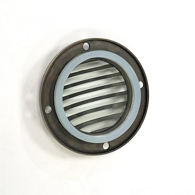 Charleston Guardlite – 12v Brass Recessed Light – Plug and Play (IP68) - Rustic Bronze