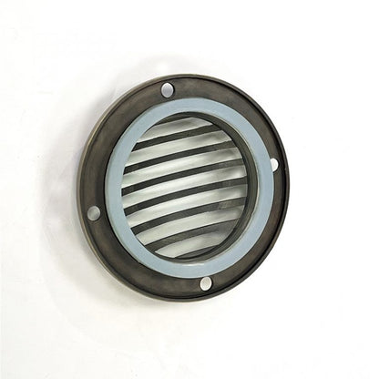 Charleston Guardlite – 12v Brass Recessed Light – Plug and Play (IP68) - Rustic Bronze