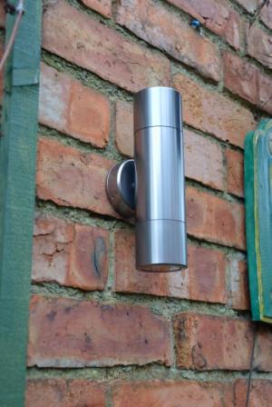 Hilospot - Outdoor Twin / Up & Down Spotlight - 316 Marine Grade Stainless Steel (240v)