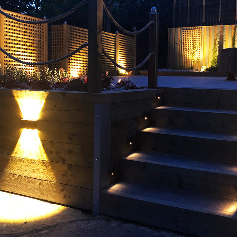 Monolite Step Lights - Brass (Rustic Bronze) - VERSA 12v Plug & Play