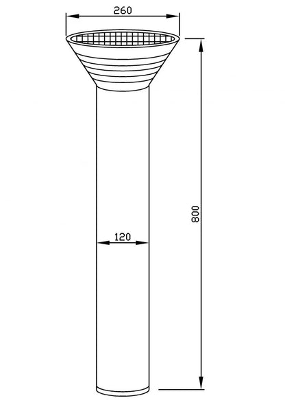 Pro Solar OLYMPIA - 800mm Solar Path Light