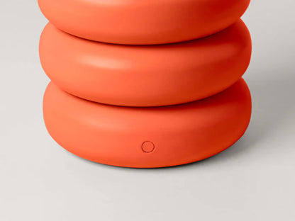 Peel Orange Cordless Table Lamp