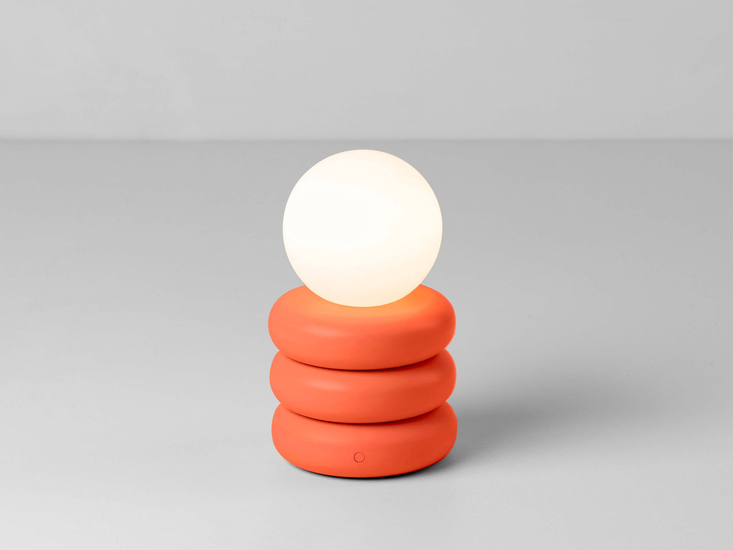 Peel Orange Cordless Table Lamp