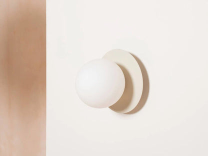 Sand Opal Disk Wall Light