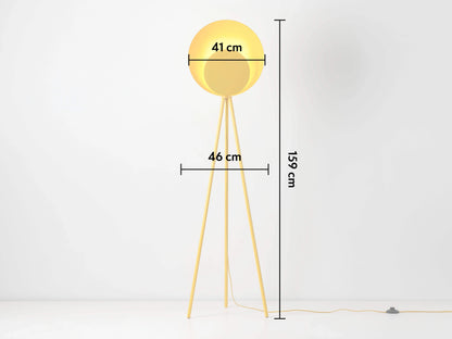Yolk Yellow Diffuser Floor Lamp