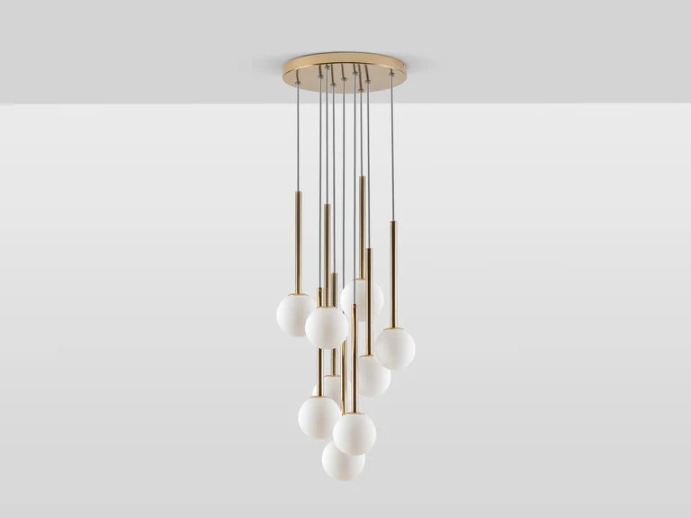 Brass Cluster Ceiling Light