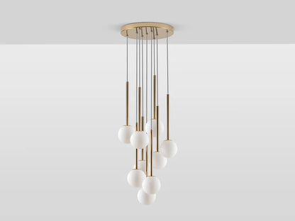 Brass Cluster Ceiling Light