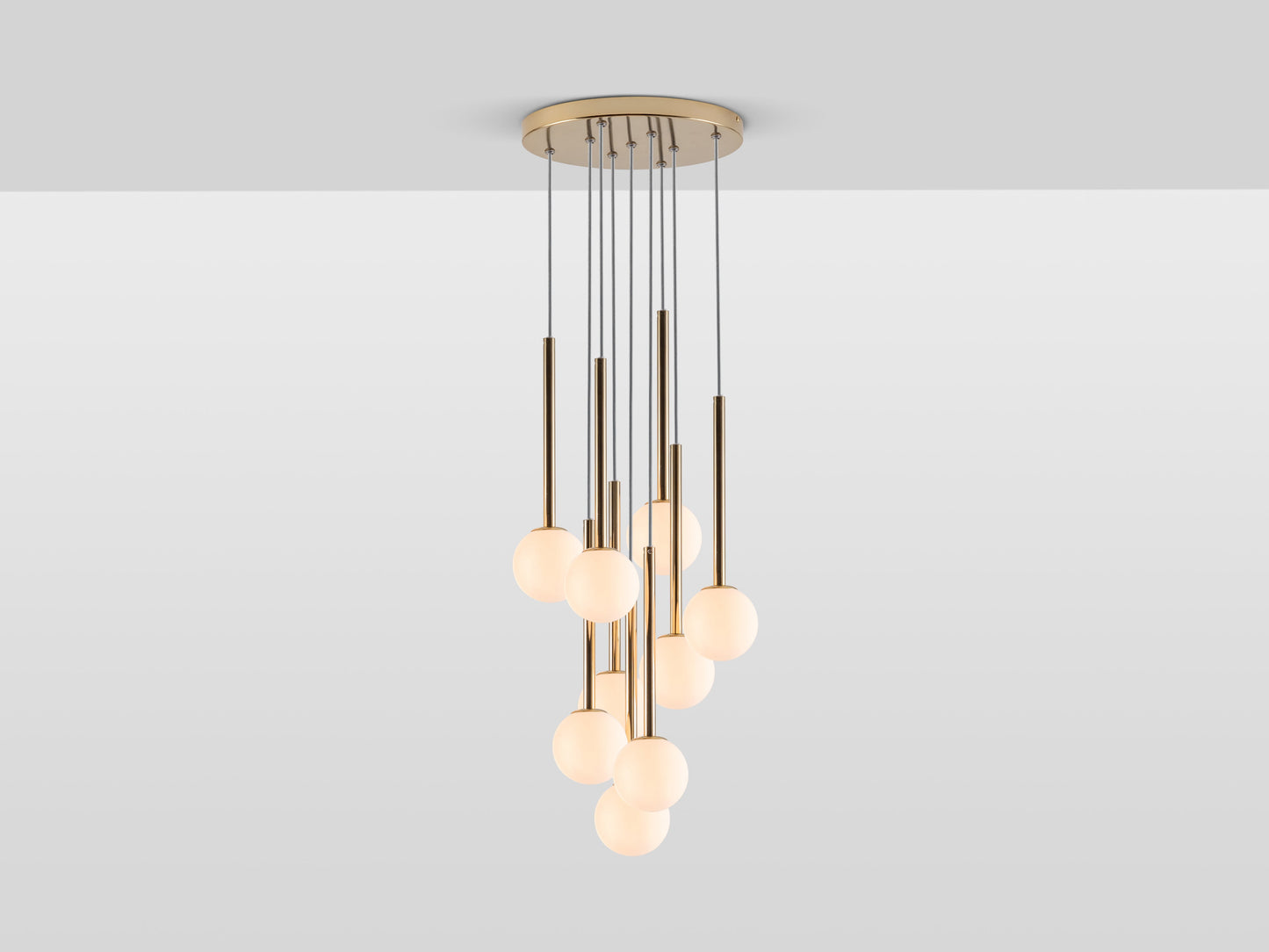 Brass Cluster Ceiling Light