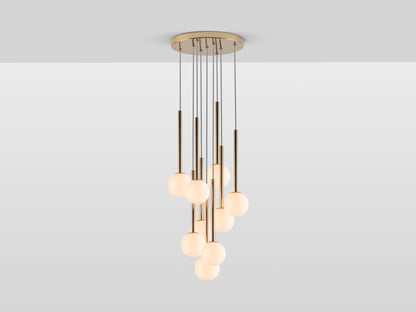 Brass Cluster Ceiling Light