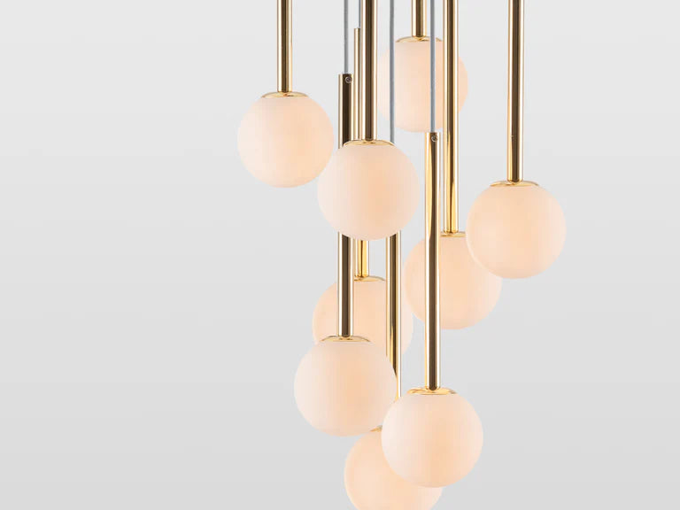 Brass Cluster Ceiling Light