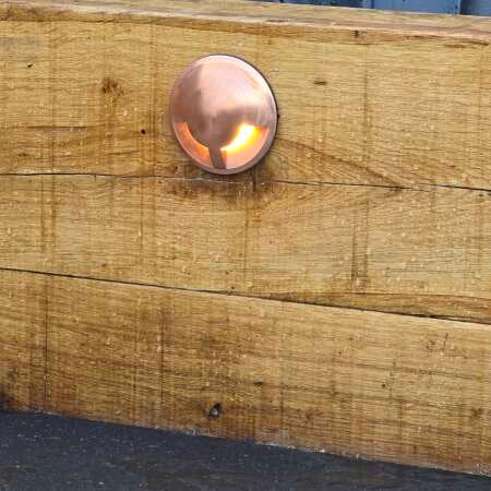 DuoMarka - 2 Way Natural Copper Step Light / Recessed Light - 12v