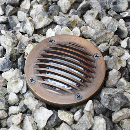 Charleston Guardlite – 12v Brass Recessed Light – Plug and Play (IP68) - Rustic Bronze