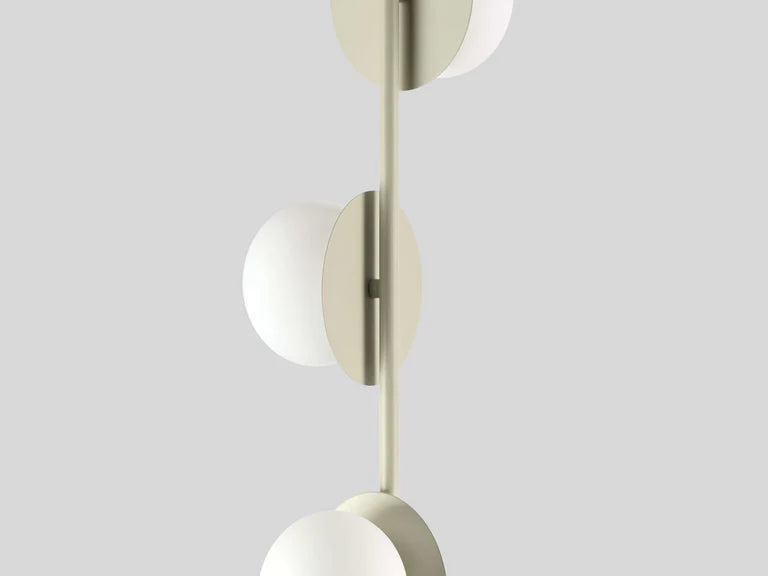 Sand Opal Disk Floor Lamp