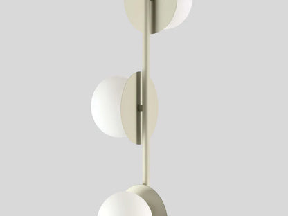 Sand Opal Disk Floor Lamp
