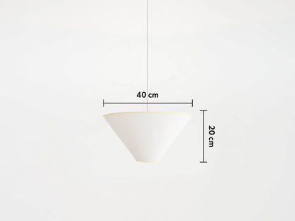 White Cone Light Shade